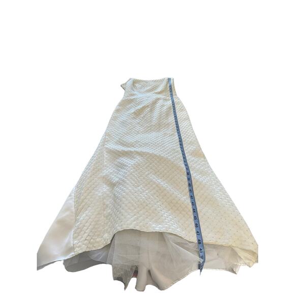 Vintage Gunner Sax Jeweled Mermaid Wedding Dress with Train Size 7/8 - Picture 13 of 13